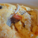 旬香亭 - オムライスの中はさっきの土鍋ご飯