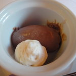 旬香亭 - デザート（チョコレートアイスクリーム）