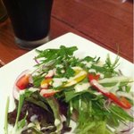 ディナープレートのサラダ