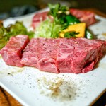 炭火焼肉 たけのうち - ☆厚切りリブロースステーキ 160g 2484円