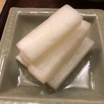 旬菜 おぐら家 - 大根酢漬け