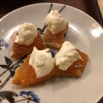 旬菜 おぐら家 - 柿クリームチーズ