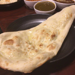 ソウルフードインディア - これで、ハーフサイズです(⌒-⌒; )一人一枚