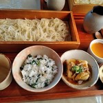手打ち蕎麦　さとみ - [料理] さとみ ランチセット 全景♪ｗ