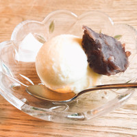 日本料理 花城 - 牛乳アイス