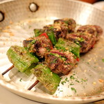 コム・ア・ラ・メゾン - シャラン産鴨の心臓の串焼き2,000円+