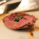 コム・ア・ラ・メゾン - シャラン産鴨の心臓の串焼き2,000円+