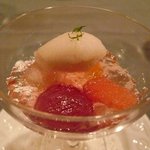 Recette - お口直し02 ライチのシャーベット