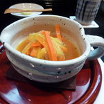和ふらんす 神田川 - 2011年10月訪問　スープには、ハモが入っていました