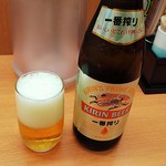 日高屋 - 瓶ビール（￥４５０）