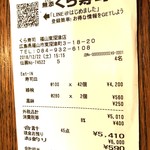 無添くら寿司 - レシート(2018.12.23)