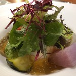 白子のブランマンジェ コンソメのジュレ