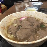 松崎屋食堂 - 松坂肉 肉うどん 1900円