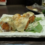 つかふき屋 - とり揚げ チーズ-アンチョビソース-