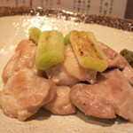 酒房食彩もぐ - 鶏葱塩焼き