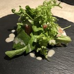 ナユタカ - 生ハム、カキと洋梨のサラダ