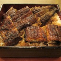 しら河 浄心本店 - 上うな重 3,600円 + ごはん 大盛り 200円 ＝ 3,800円（税込）。　　　　　2018.12.22