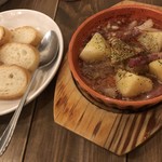 うみねこ食堂 - アヒージョ。オシャレやわ。