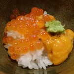 豊鮨 - ウニいくら御飯