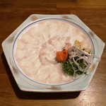 百とら - ふぐ刺身　大