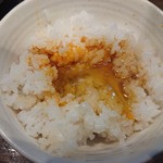櫻井中華そば店 - 2018年12月 寿雀卵の卵かけご飯 260円