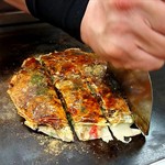 京祇園ねぎ焼 粉 - スジ肉ねぎ焼き