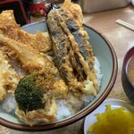 豊野丼 - 天丼はめごち