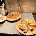 東京マリオットホテルエグゼクティブフロア - キッシュ等