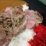 新田毎 - ステーキカレー(サービスデー￥690)