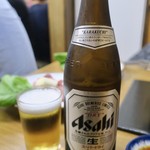 スタミナ苑 - ビール中瓶 500円