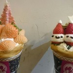 クレープリー チロル - ピンクストロベリークリスマス＆ハッピーメリークリスマス