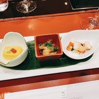 石焼料理 木春堂 - 本日の前菜三種盛り