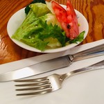 ホームワークス - フライドポテトをサラダに変更