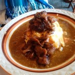 プチバカンス - カレー（もつ焼き添え）