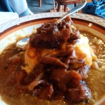 プチバカンス - カレー（もつ焼き添え）