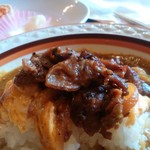 プチバカンス - カレー（もつ焼き添え）
