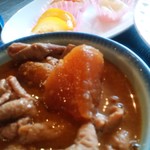 プチバカンス - もつ煮定食700円