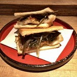 酒井商会 - 焼き穴子と昆布の佃煮のサンド2