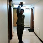 帽ふれ～！で見送る高橋少佐