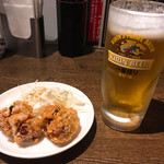 らーめん がらく - 風邪なのにビールが美味い。