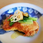 ★チキンソテー 粗挽きジェノベーゼソース