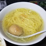 塩そば専門店 桑ばら - 塩かけそば定食