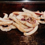 鶴橋 お好み焼・鉄板焼オモニ - イカの鉄板焼き