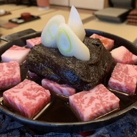太田なわのれん - 牛鍋御膳8,640円のぶつ切り牛鍋