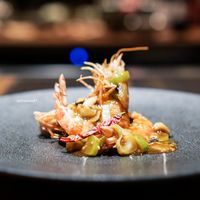 4000 Chinese Restaurant - 長崎県産 活車海老の爆発揚げ 満天星唐辛子炒め