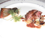 ラ・ポルタ・フェリーチェ 音羽店 - メインプレート（すずき・牛ももソティー）　