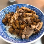 鴨肉珍 - ①鴨肉飯(小)55元(≒約198円)