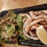 恵美須商店 - イカゲソ塩焼き