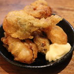 揚鶏屋　伊予 - 牡蠣の天婦羅