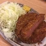 晩杯屋 - 181221金　東京　晩杯屋大山店　ハムカツ310円